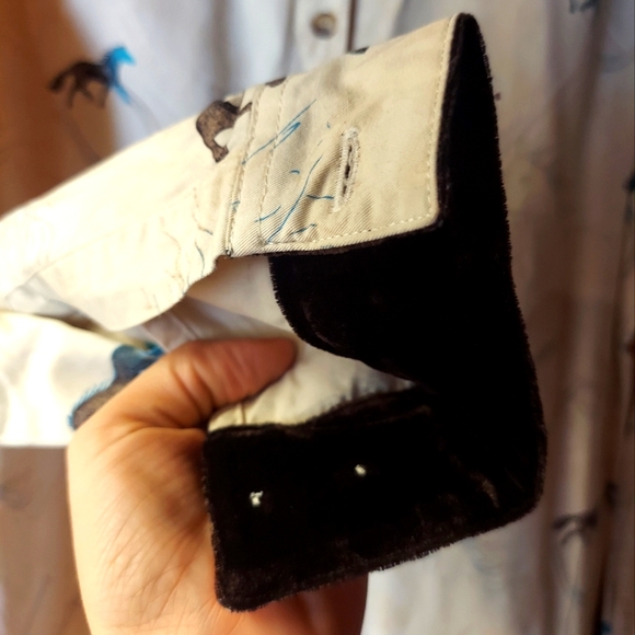 Wrangler Horse Patterned Light Beige Cotton Button Up Shirt - Picture 9 of 9